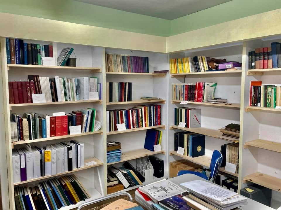 Describe the research materials shown